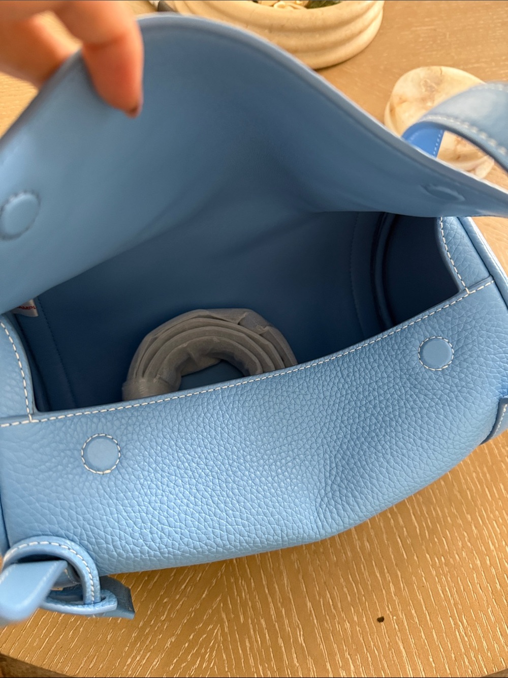 Polo Play Barrel Leather Duffel Bag - Picture 5 of 11